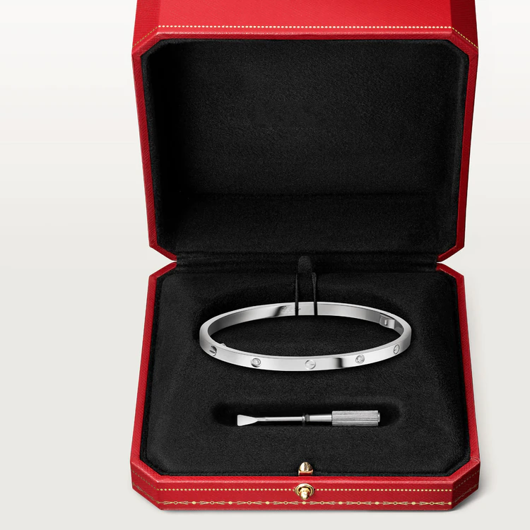 [Vicky]LOVE BRACELET 3.65MM 6 DIAMONDS