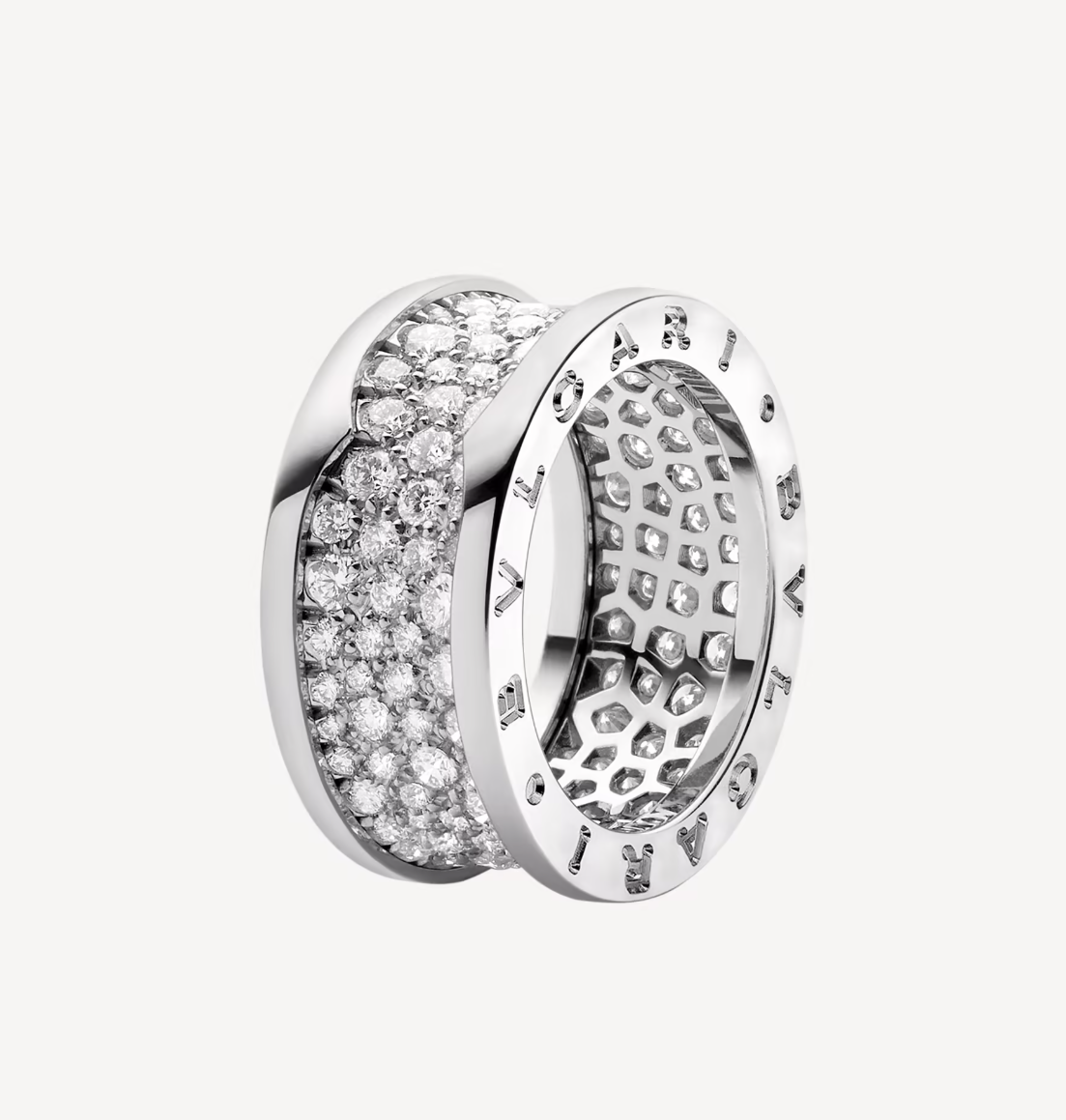 [Vicky]ZERO 1 WITH PAVED DIAMONDS ON THE SPIRAL RING