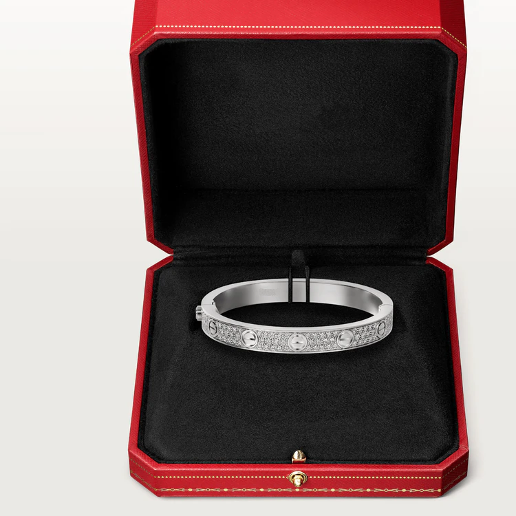 [Vicky]LOVE BRACELET 6.1MM DIAMOND-PAVED