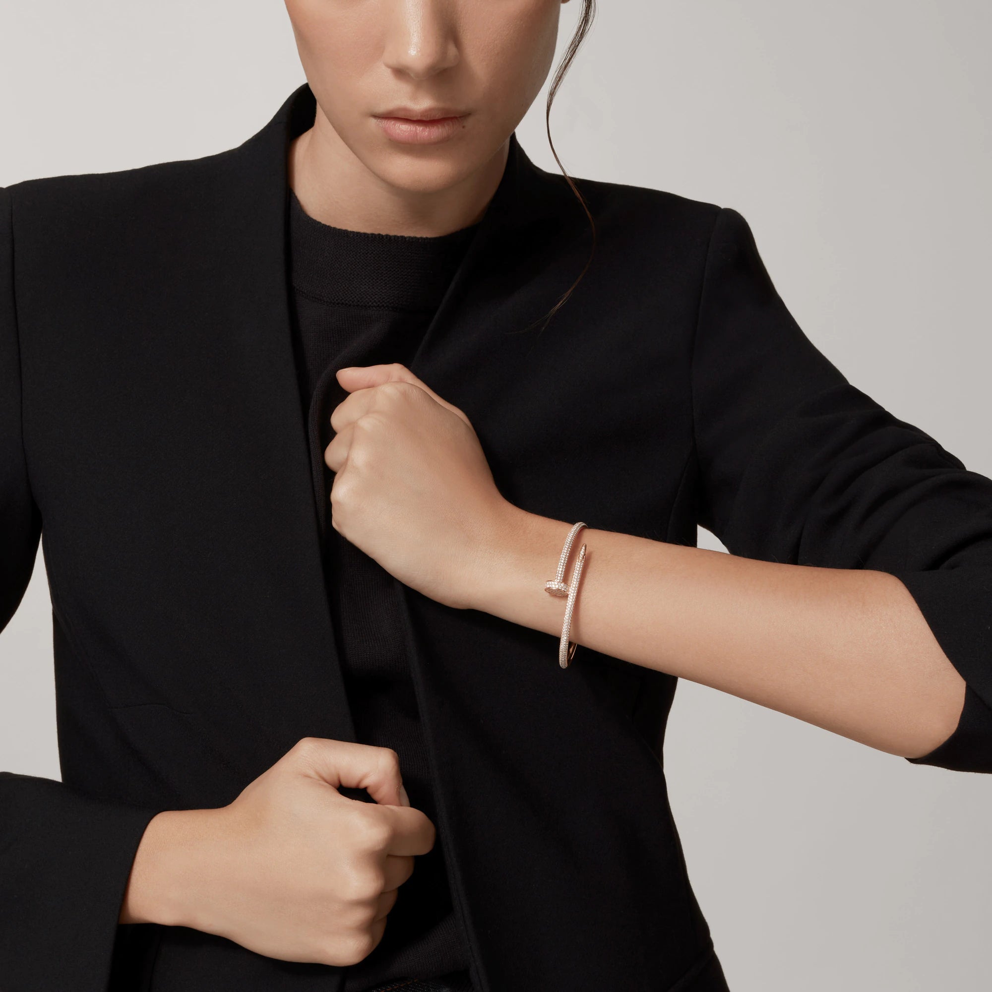 [Vicky]JUSTE BRACELET 3.5MM ALL DIAMONDS