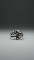 Vintage Sculpted Silver Ring