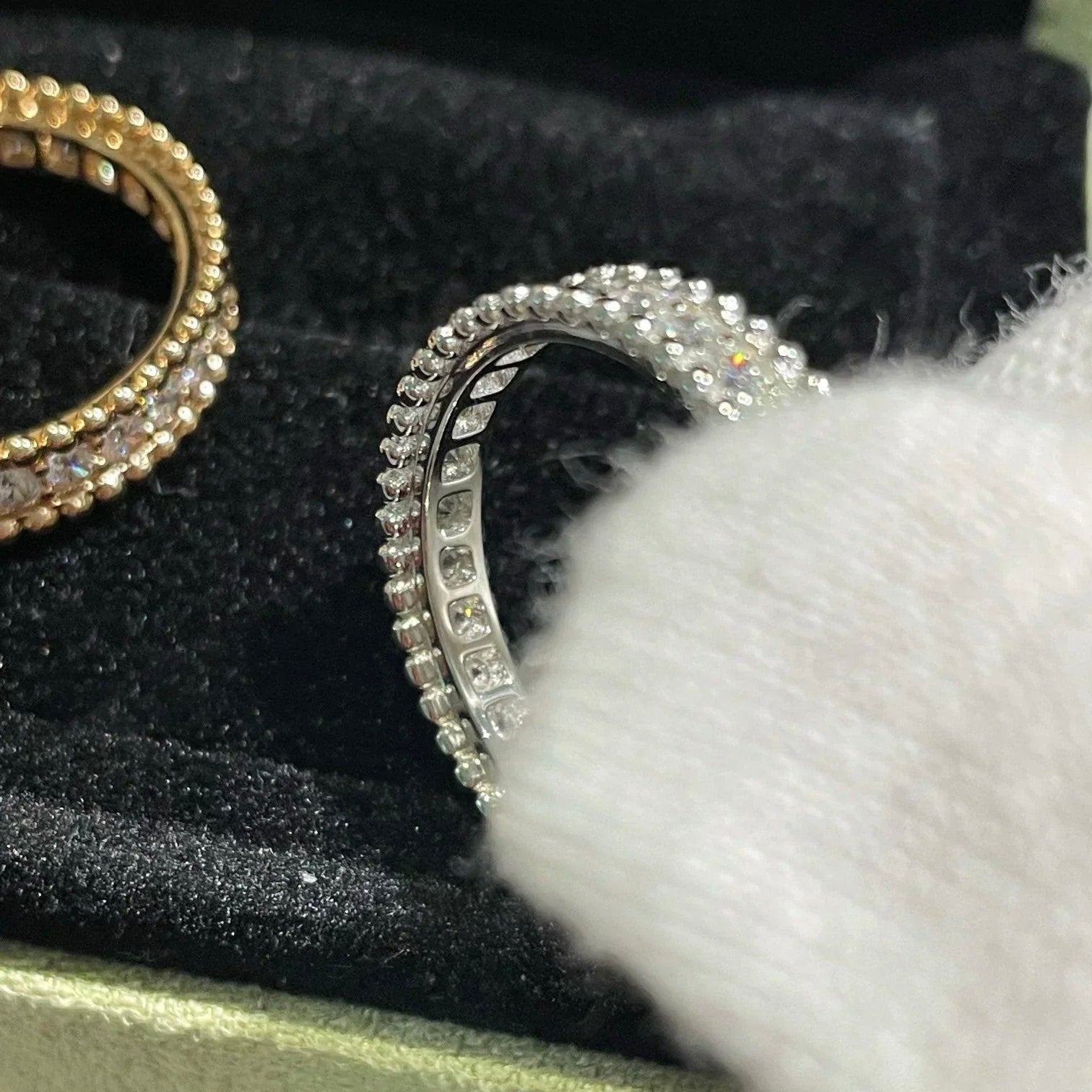 [Vicky]PERLEE DIAMOND SILVER RING