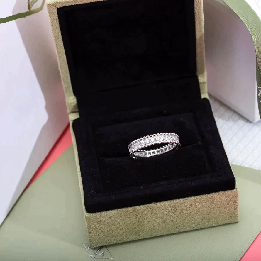 [Vicky]PERLEE DIAMOND SILVER RING