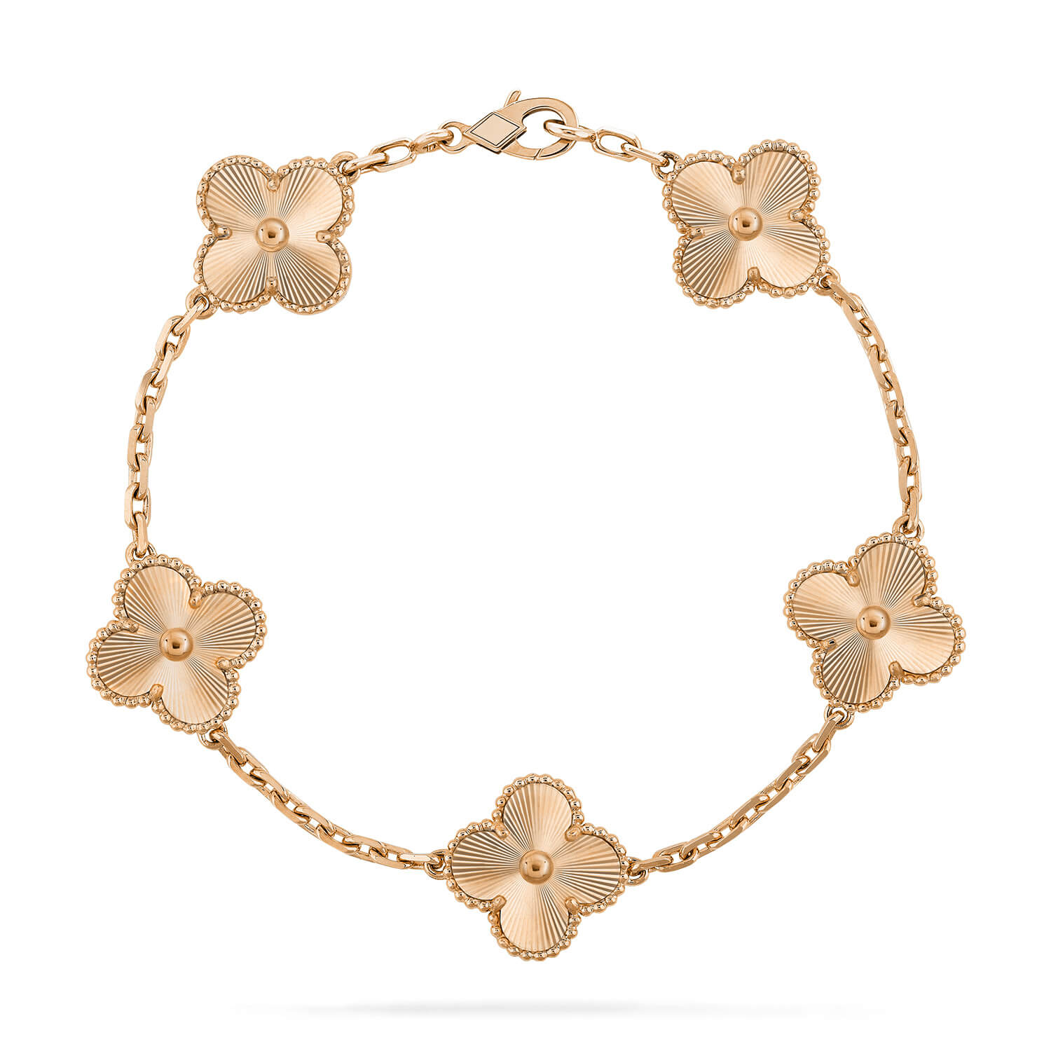 [Vicky]CLOVER 5 FLOWERS LASER BRACELET