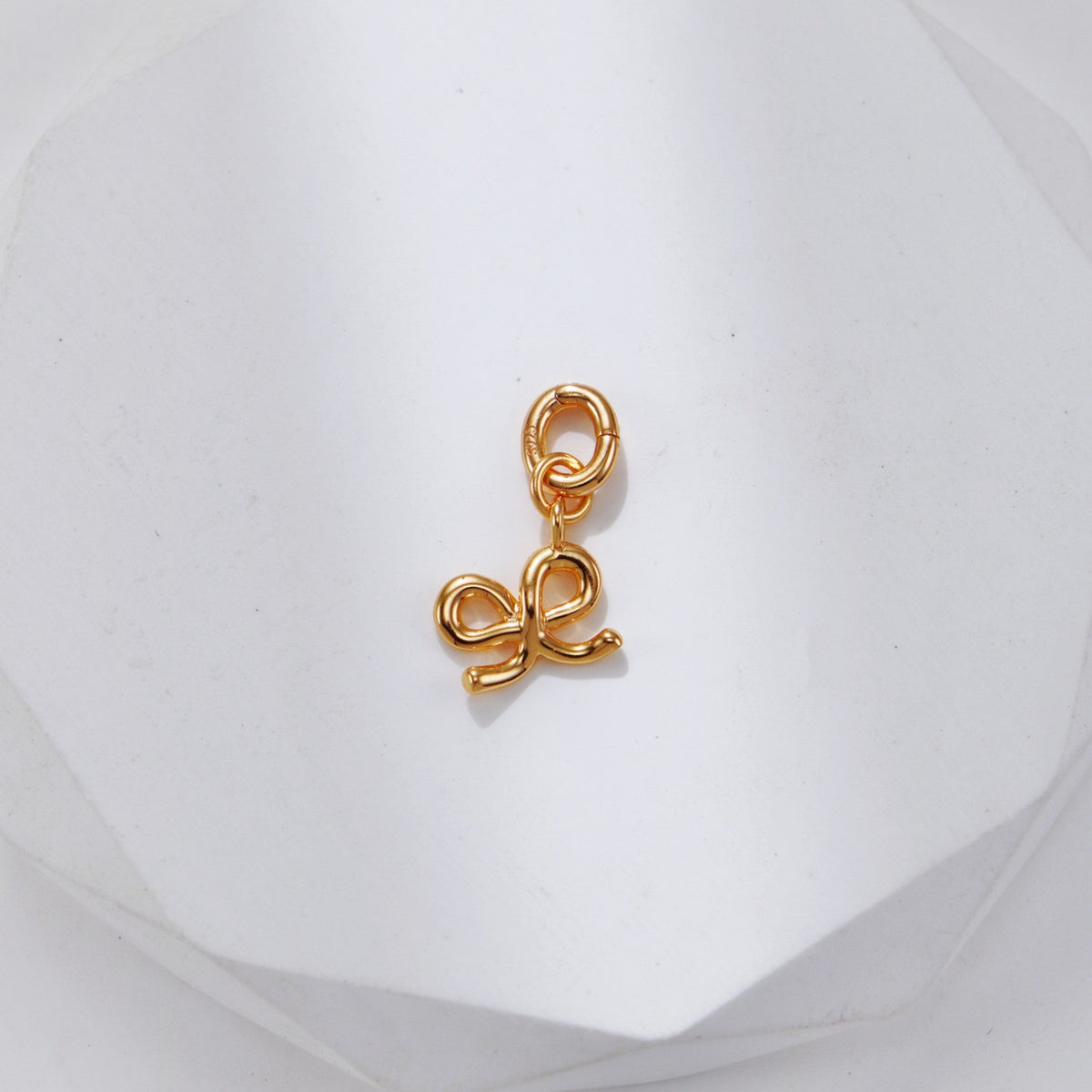 S925 Two-Tone Afternoon Tea Charm Necklace