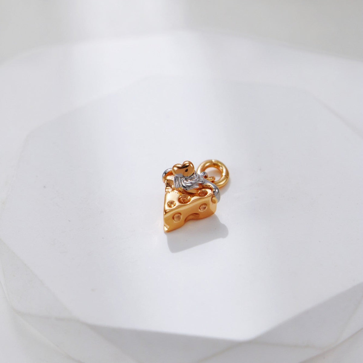 S925 Two-Tone Afternoon Tea Charm Necklace