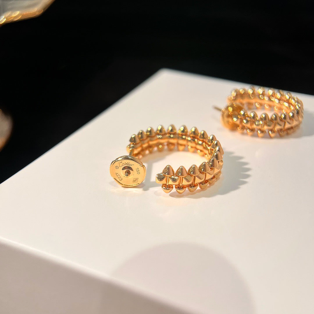[Vicky]CLASH SMALL HOOP EARRINGS