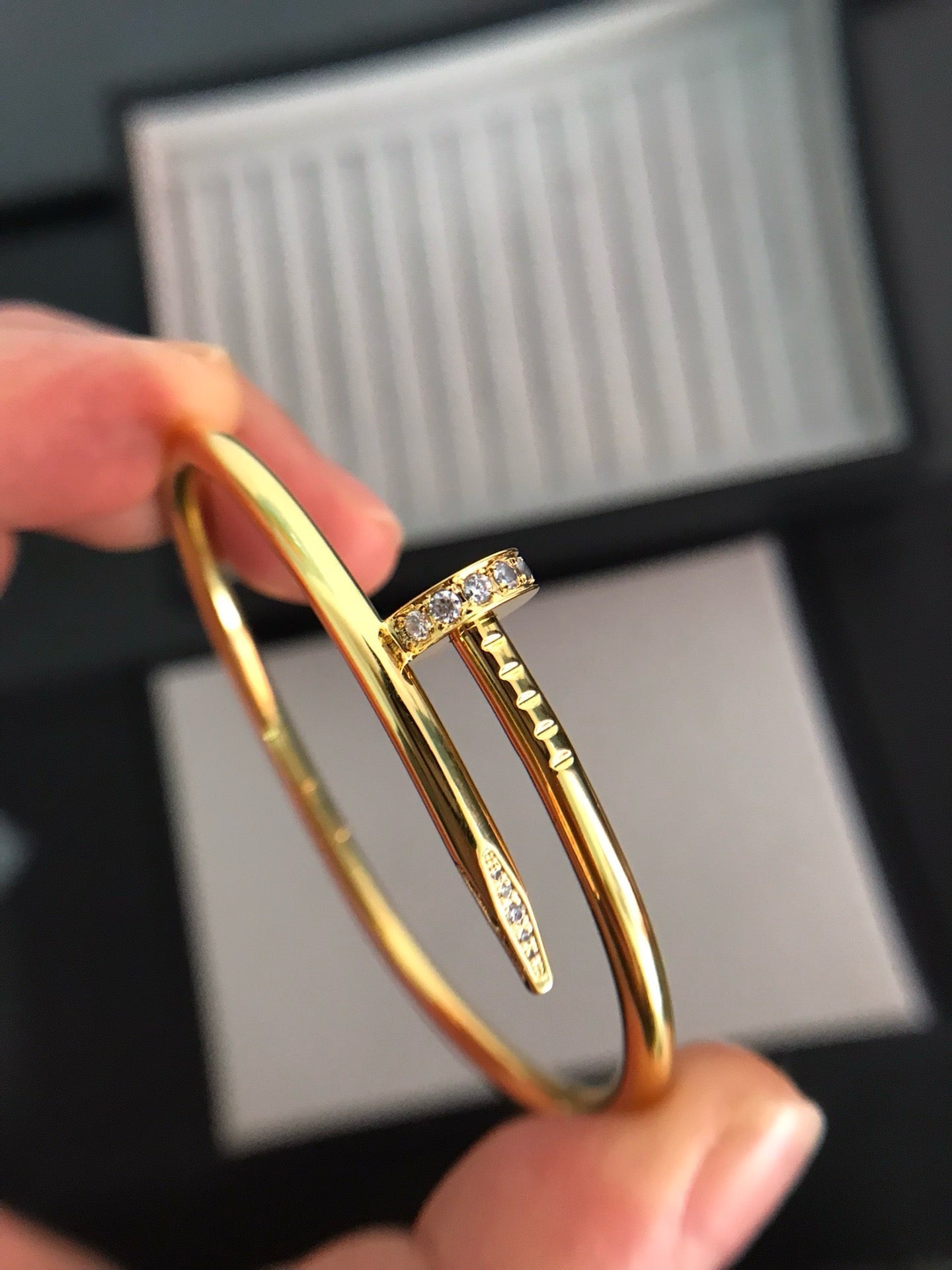 [Vicky]JUSTE BRACELET 3.5MM DIAMONDS