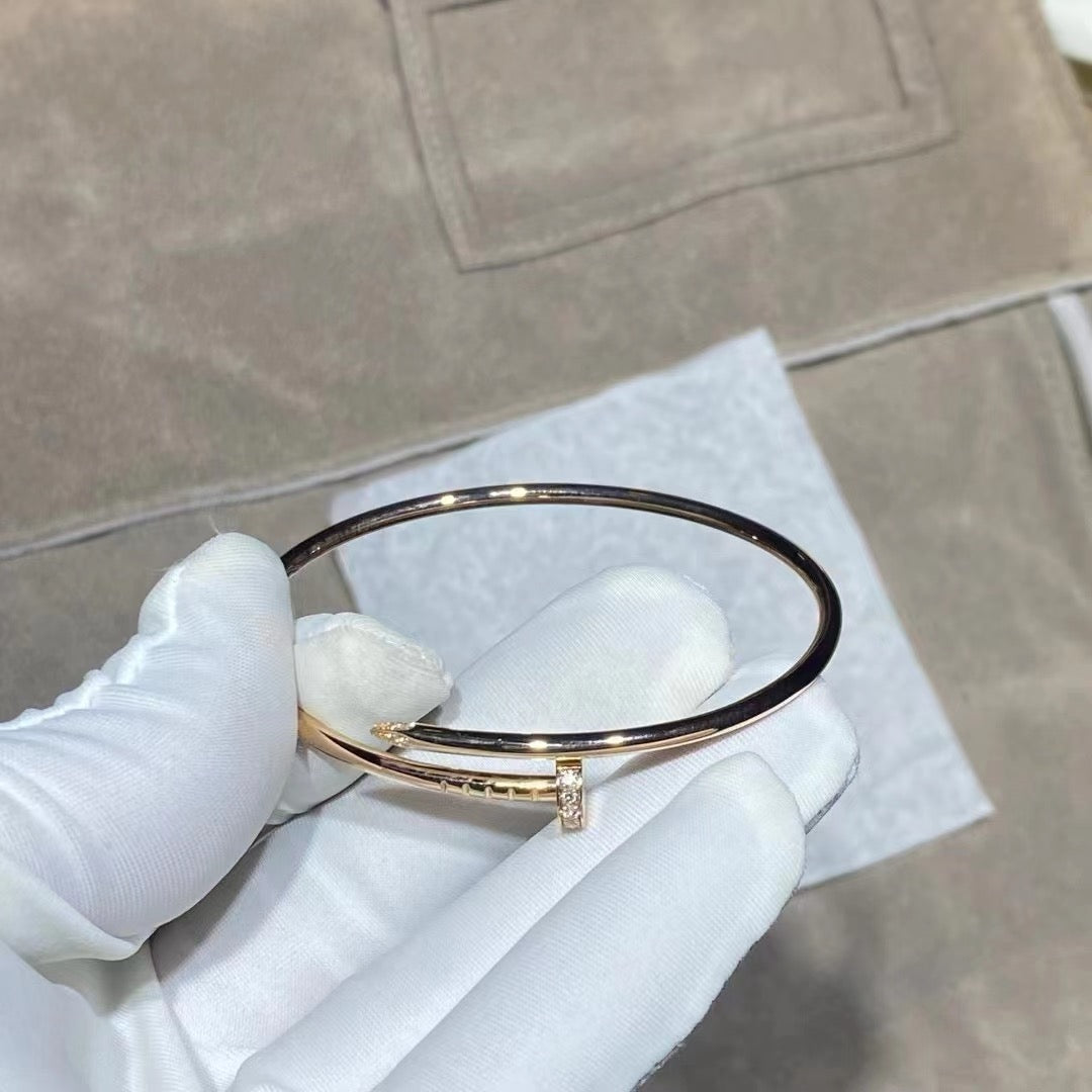 [Vicky]JUSTE BRACELET 2.5MM DIAMONDS
