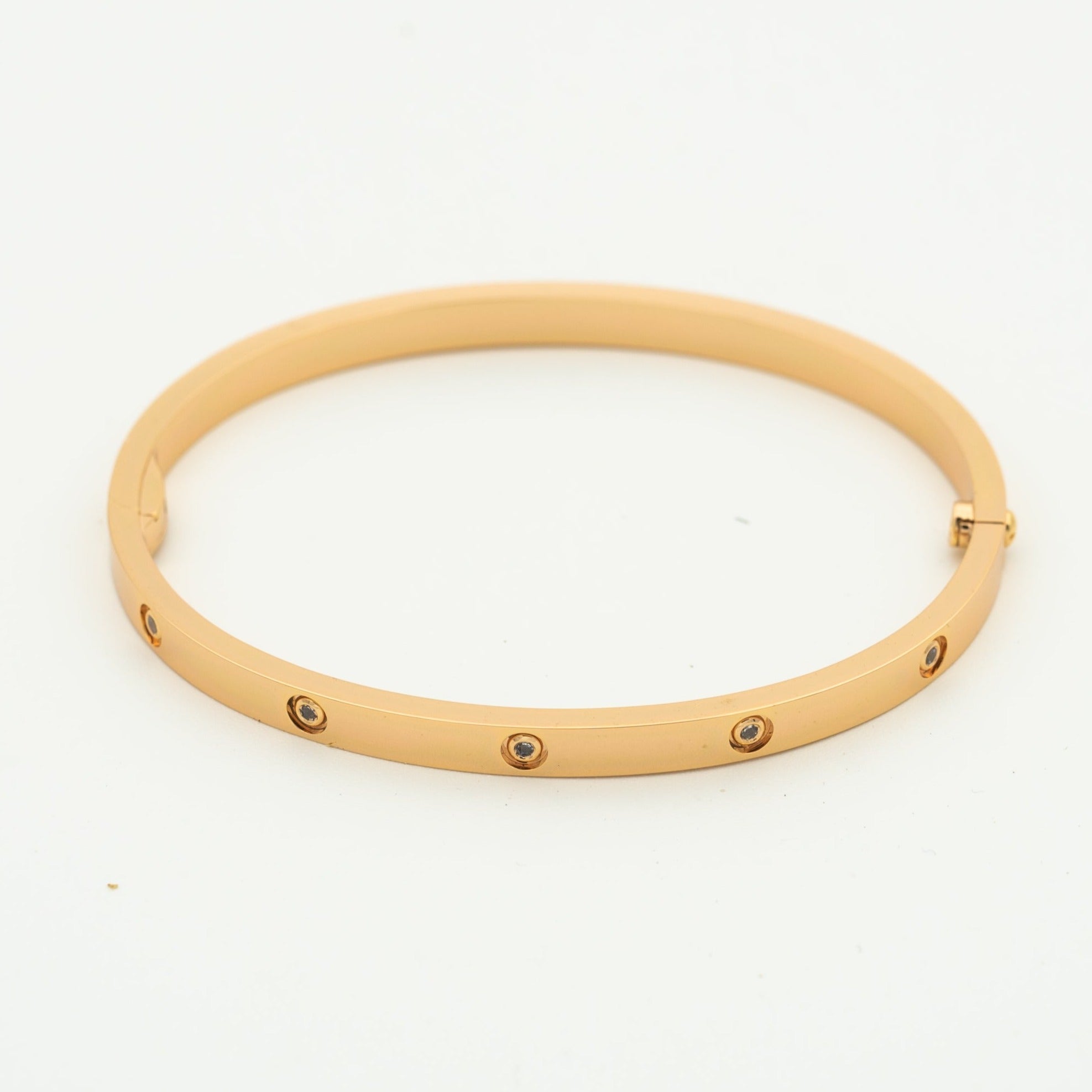 [Vicky]LOVE BRACELET 3.65MM 10 DIAMONDS