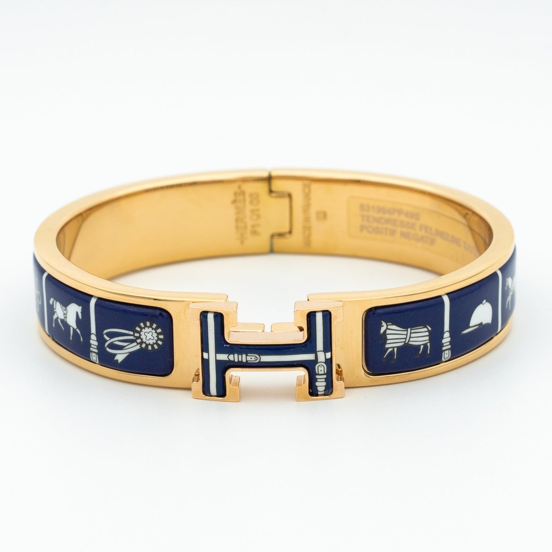 [Vicky]H BRACELET BLUE CERAMIC
