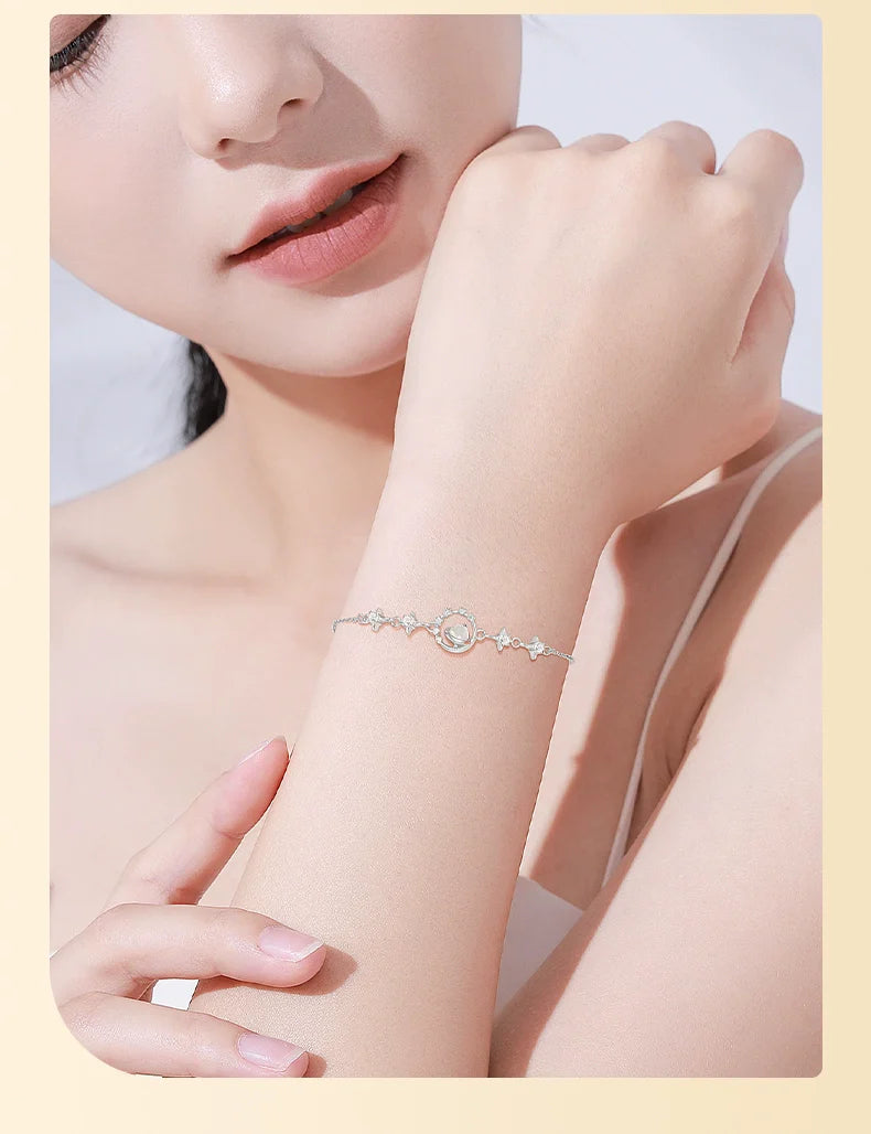 25' New Arrival Pluto Bracelet Sterling Silver for Women Niche Bracelet