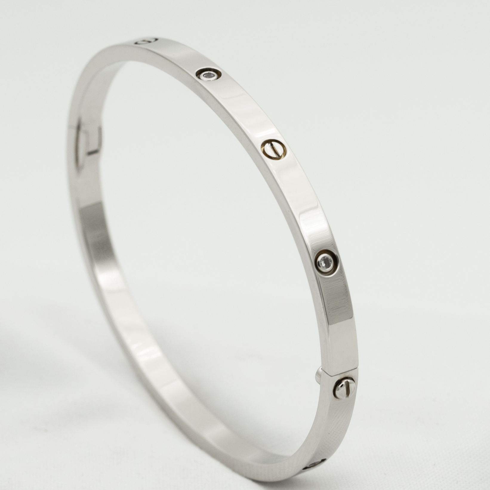 [Vicky]LOVE BRACELET 3.65MM 6 DIAMONDS
