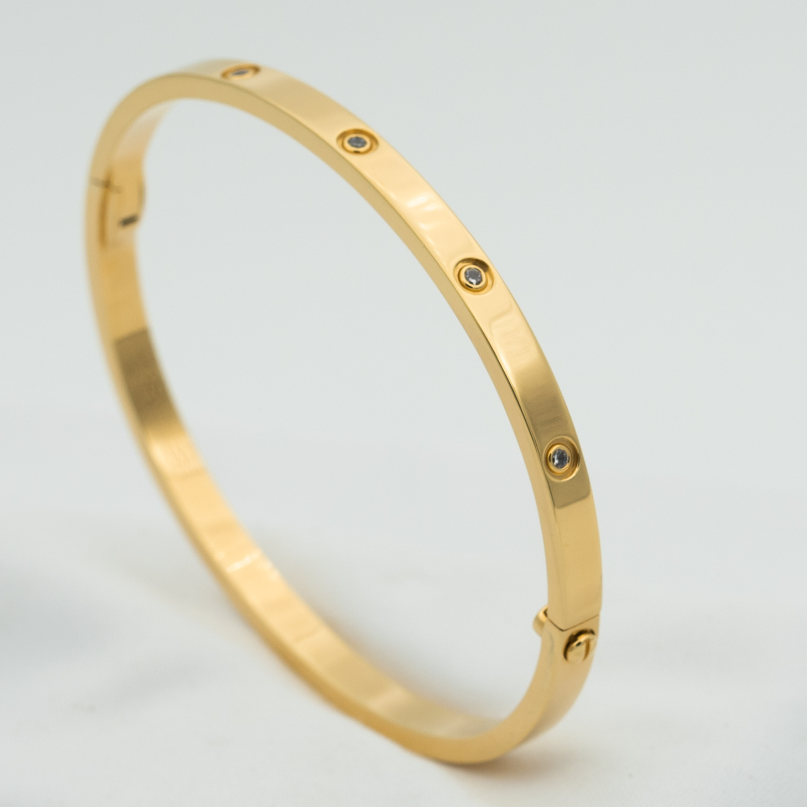 [Vicky]LOVE BRACELET 3.65MM 10 DIAMONDS