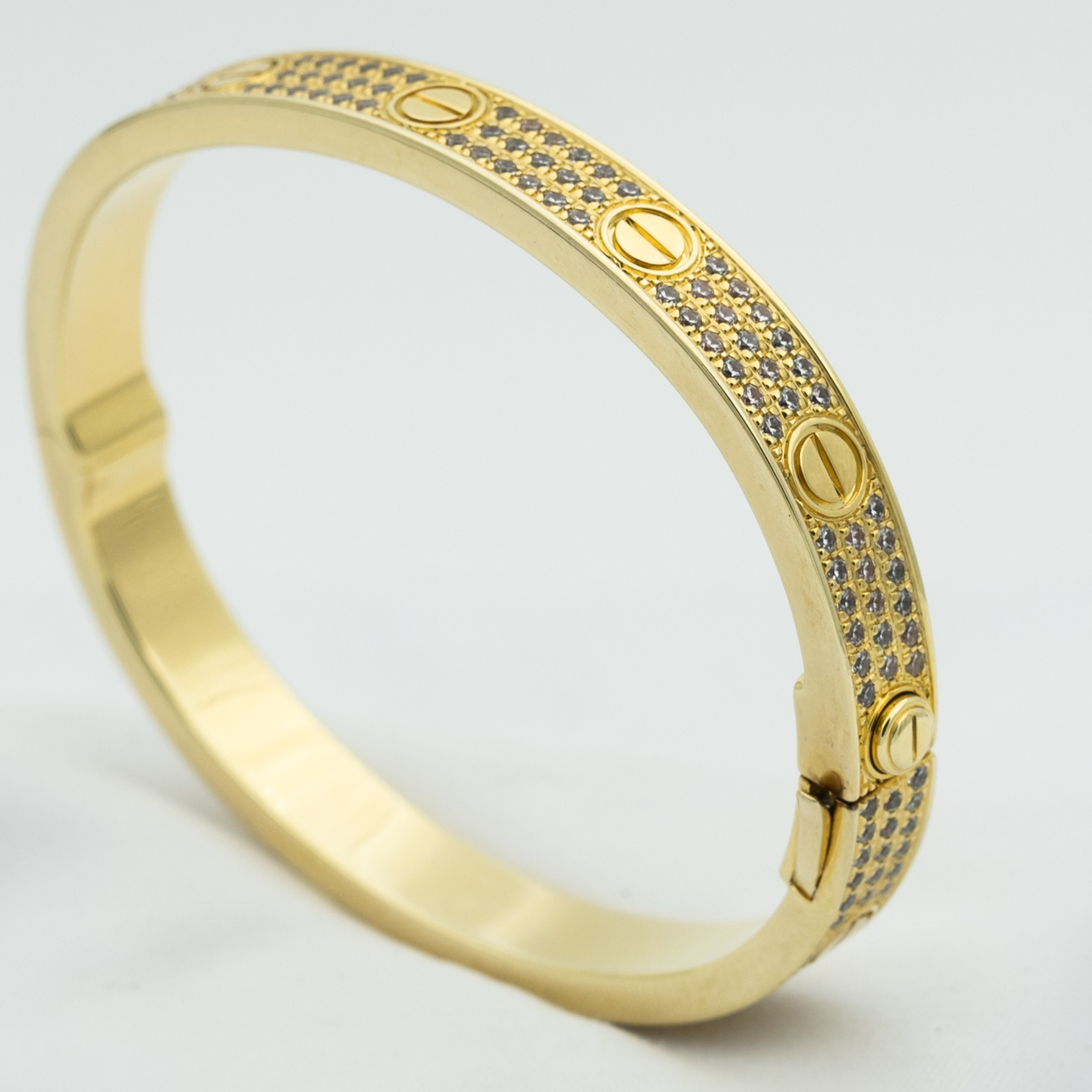 [Vicky]LOVE BRACELET 6.1MM DIAMOND-PAVED