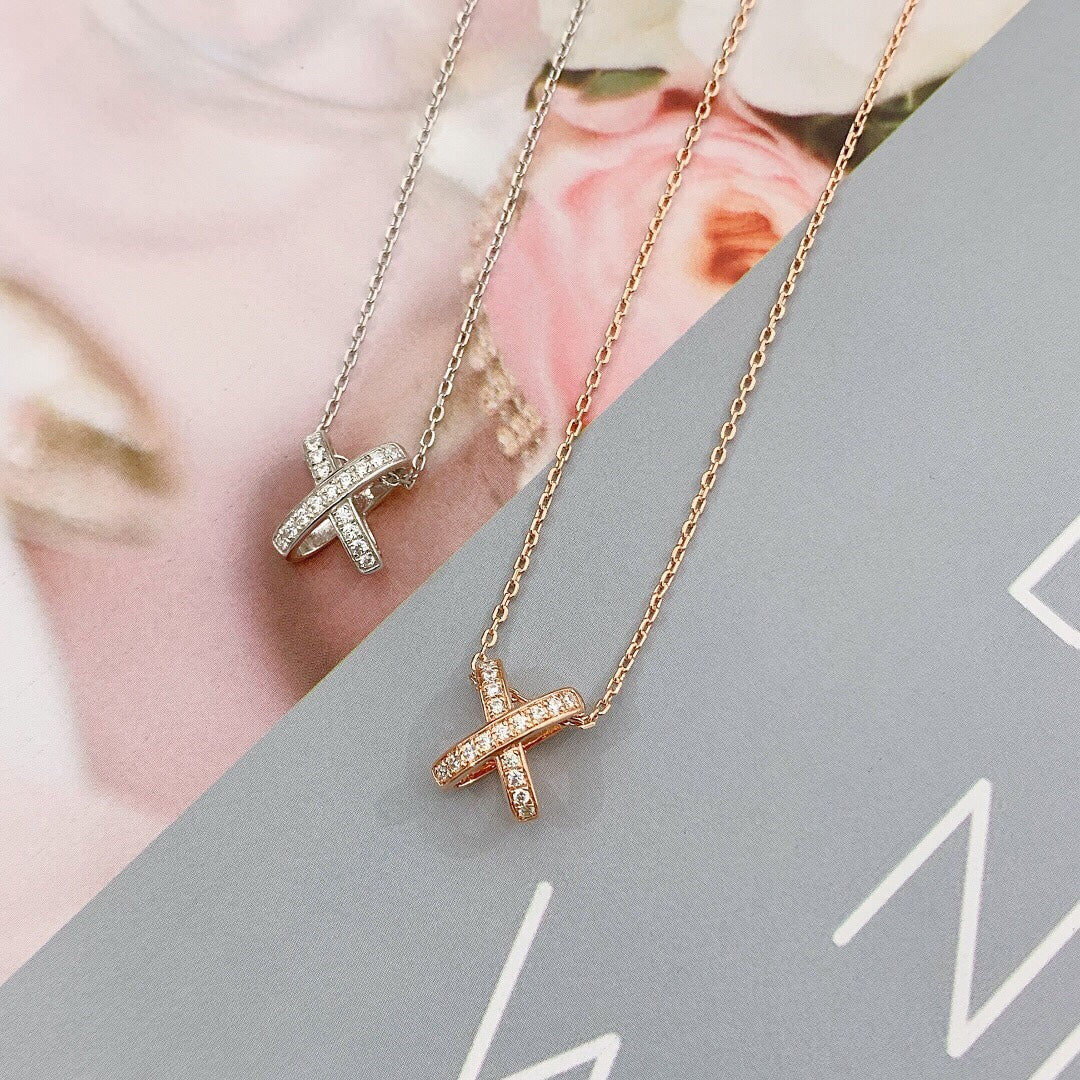 [Vicky]JEUX DE DIAMOND NECKLACE