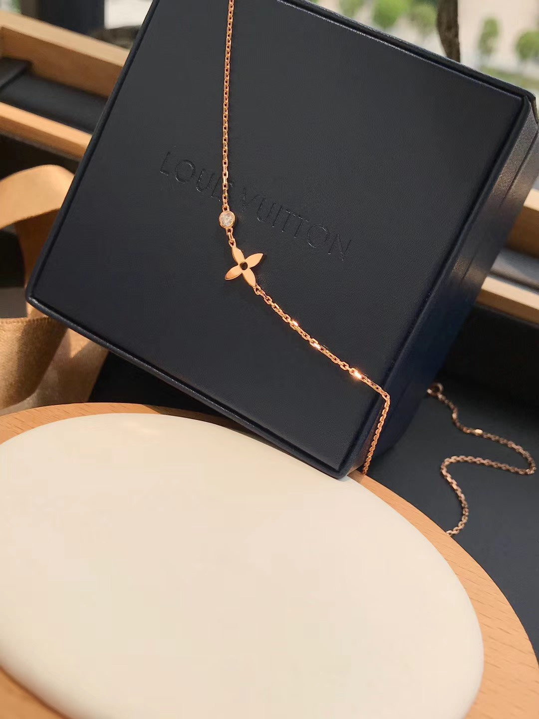 [Vicky]BLOSSOM PENDANT PINK GOLD AND DIAMOND