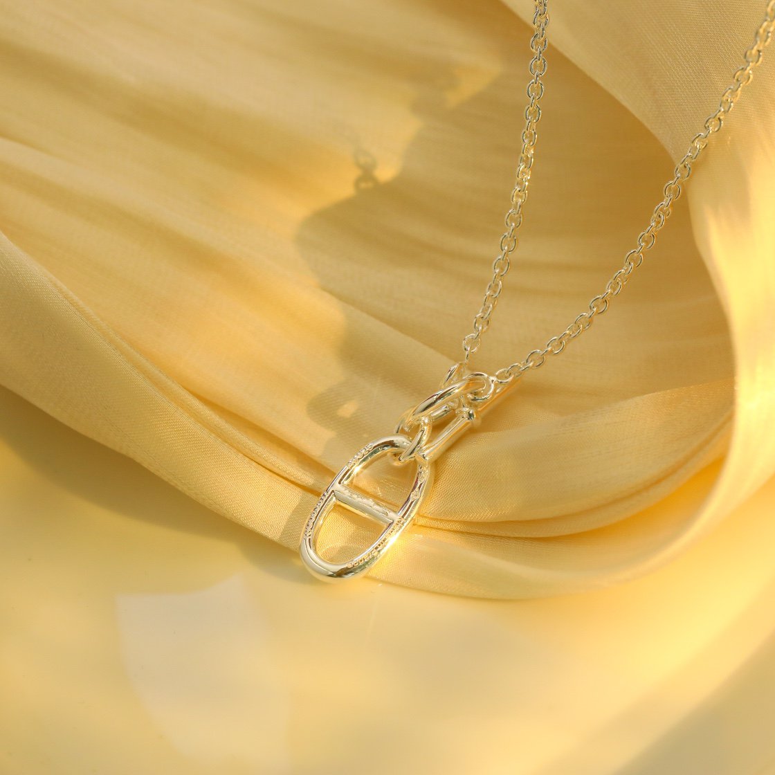 [Vicky]HM CHAINE D'ANCRE PENDANT NECKLACE STERLING SILVER