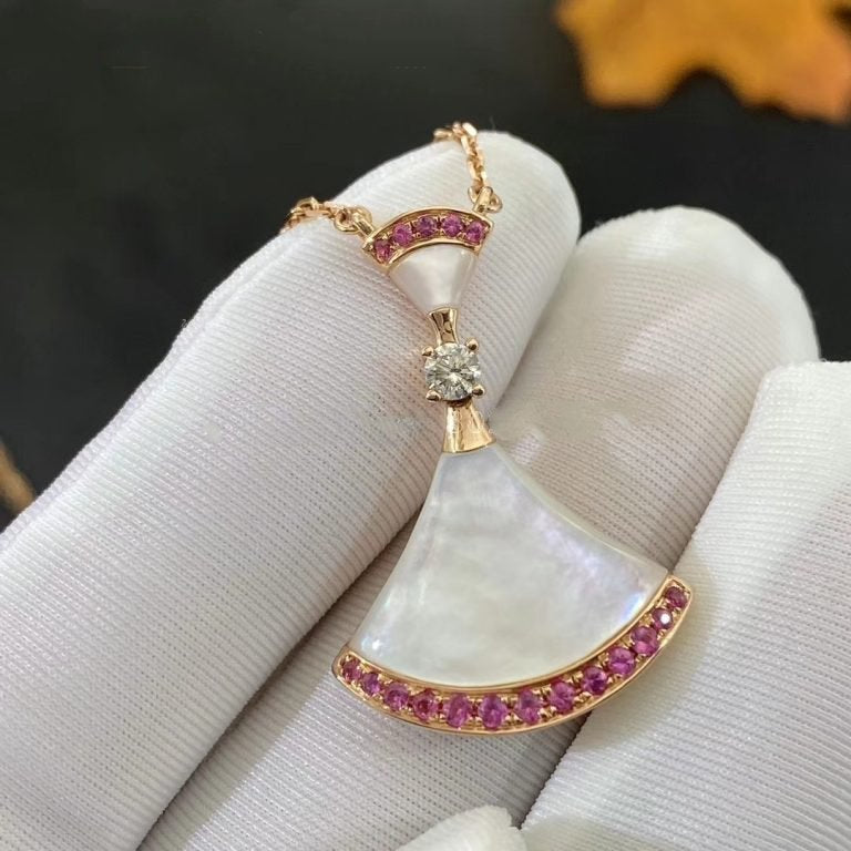 [Vicky]DREAM NECKLACE MOP PINK DIAMOND