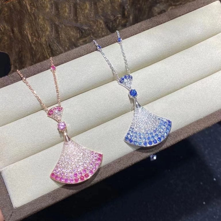 [Vicky]DREAM NECKLACK DIAMOND PINK GOLD