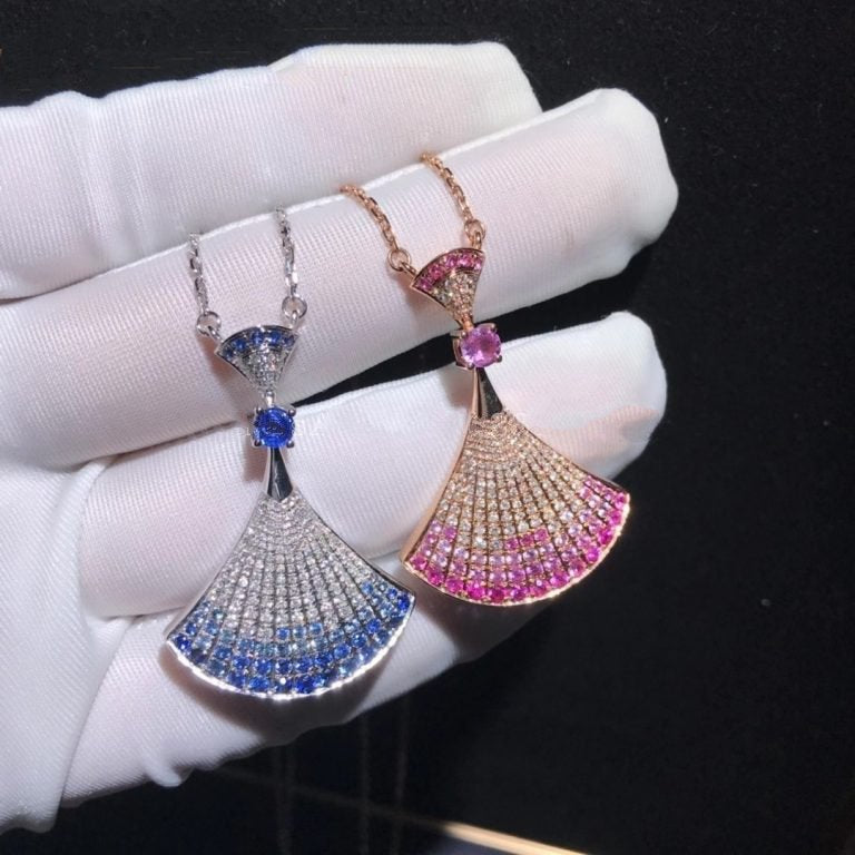 [Vicky]DREAM NECKLACK DIAMOND PINK GOLD