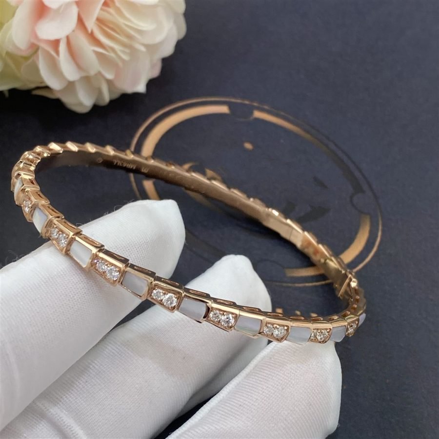 [Vicky]SERPENTI BRACELET PINK GOLD MOP DIAMOND