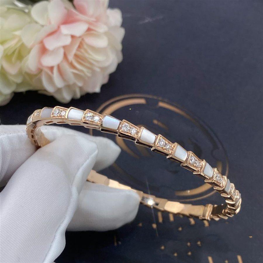 [Vicky]SERPENTI BRACELET PINK GOLD MOP DIAMOND