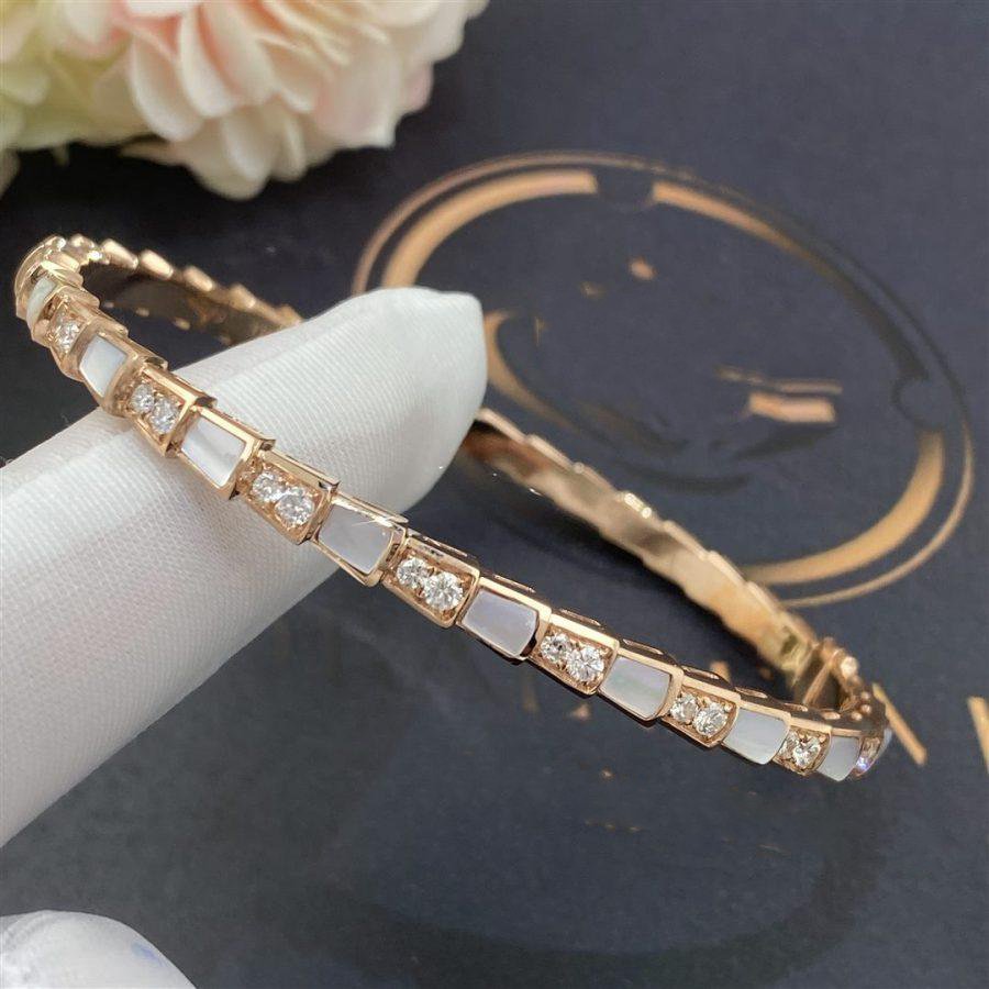 [Vicky]SERPENTI BRACELET PINK GOLD MOP DIAMOND