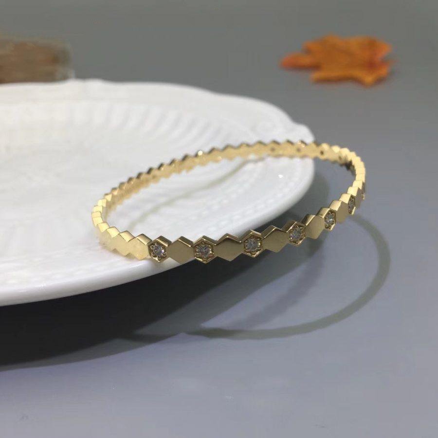 [Vicky]BEE LOVE GOLD DIAMOND BRACELET