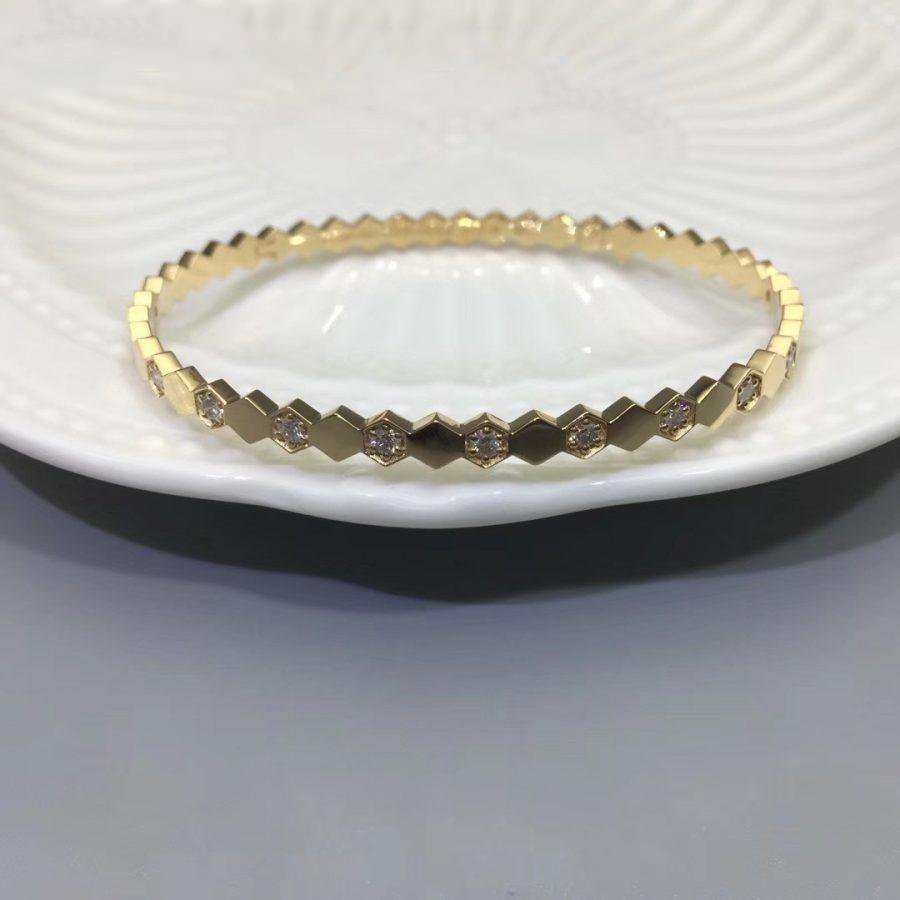 [Vicky]BEE LOVE GOLD DIAMOND BRACELET
