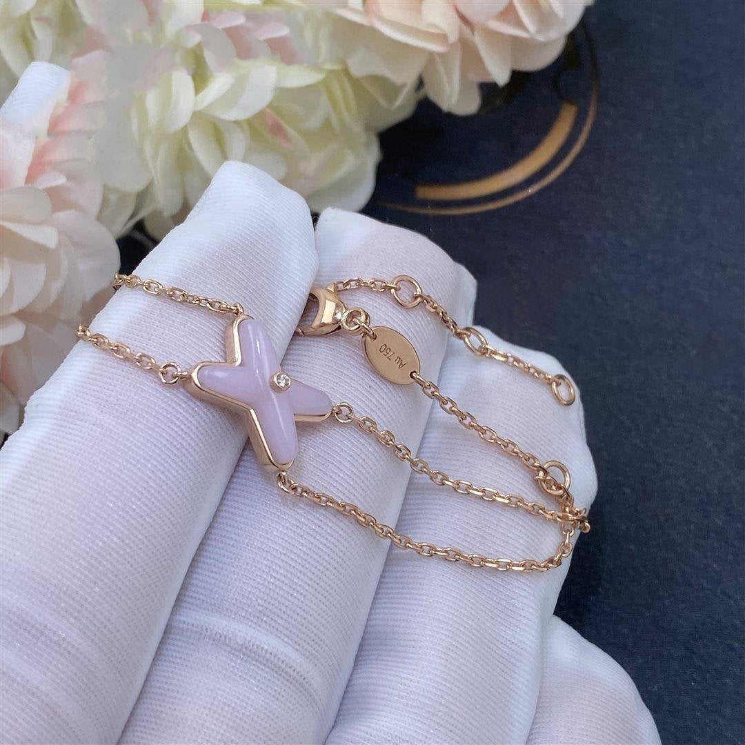 [Vicky]JEUX BRACELET PINK MOP PINK GOLD 1 DIAMOND