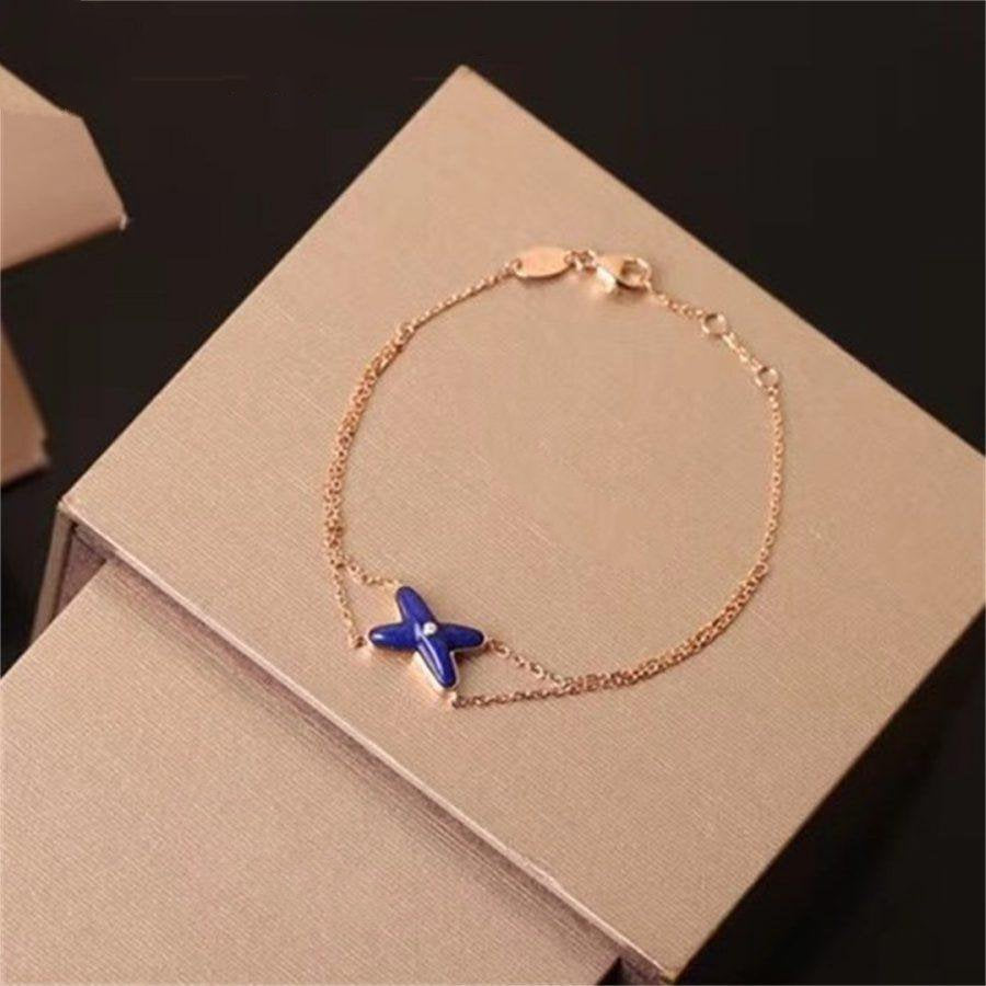 [Vicky]Hollow Design Four-Leaf Clover Flower Shape Ring