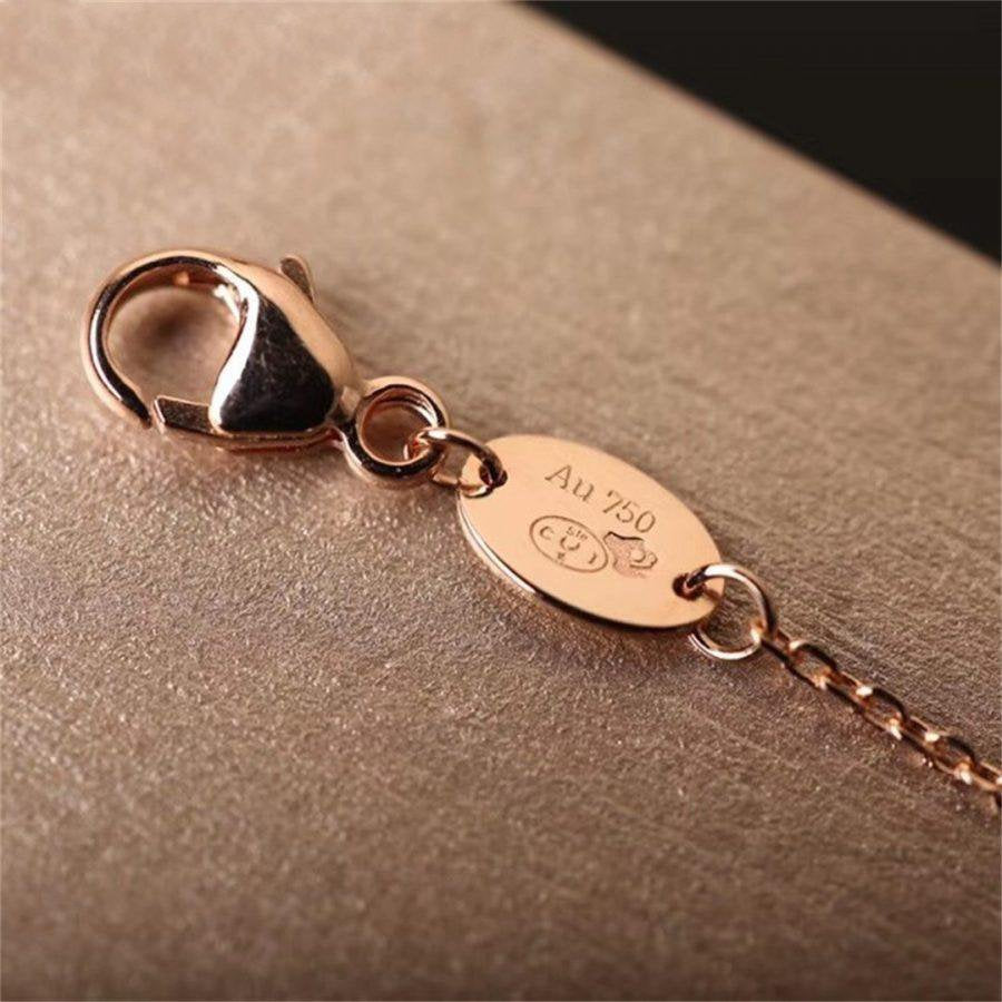[Vicky]Hollow Design Four-Leaf Clover Flower Shape Ring