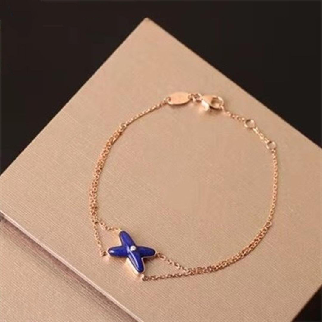 [Vicky]Hollow Design Four-Leaf Clover Flower Shape Ring
