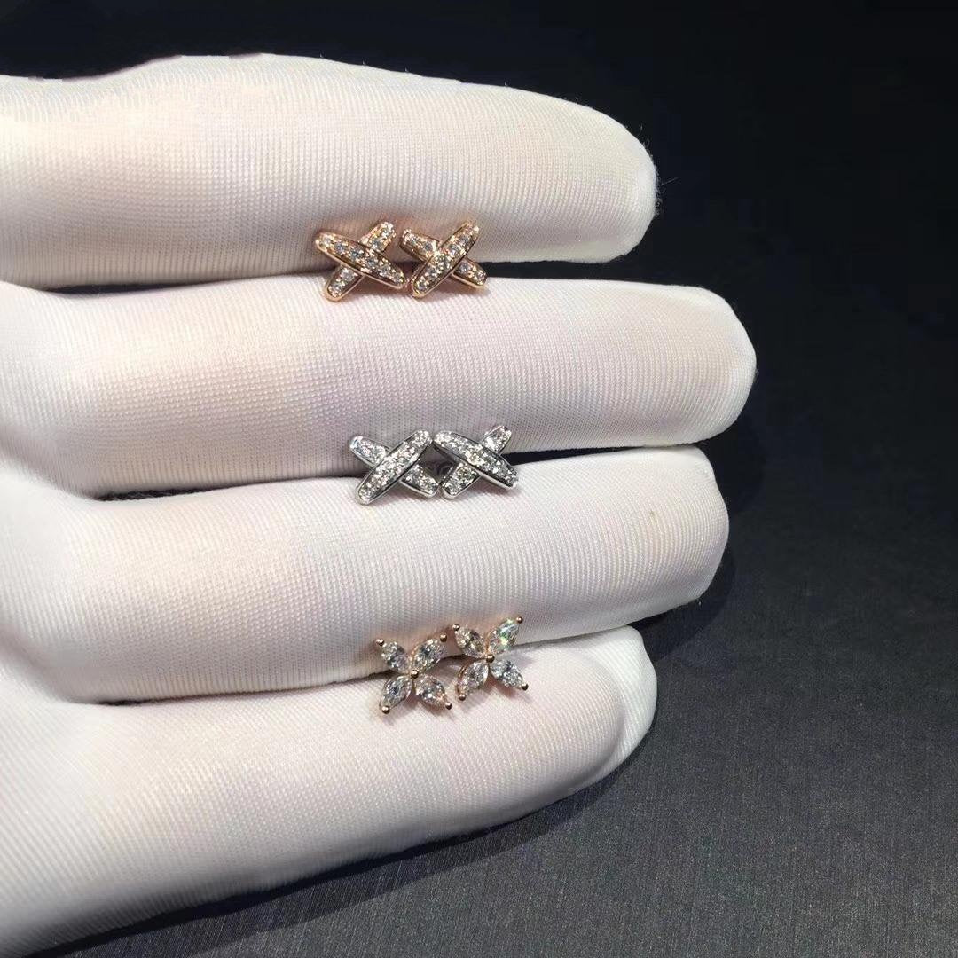 [Vicky]JEUX DE DIAMOND EARRINGS