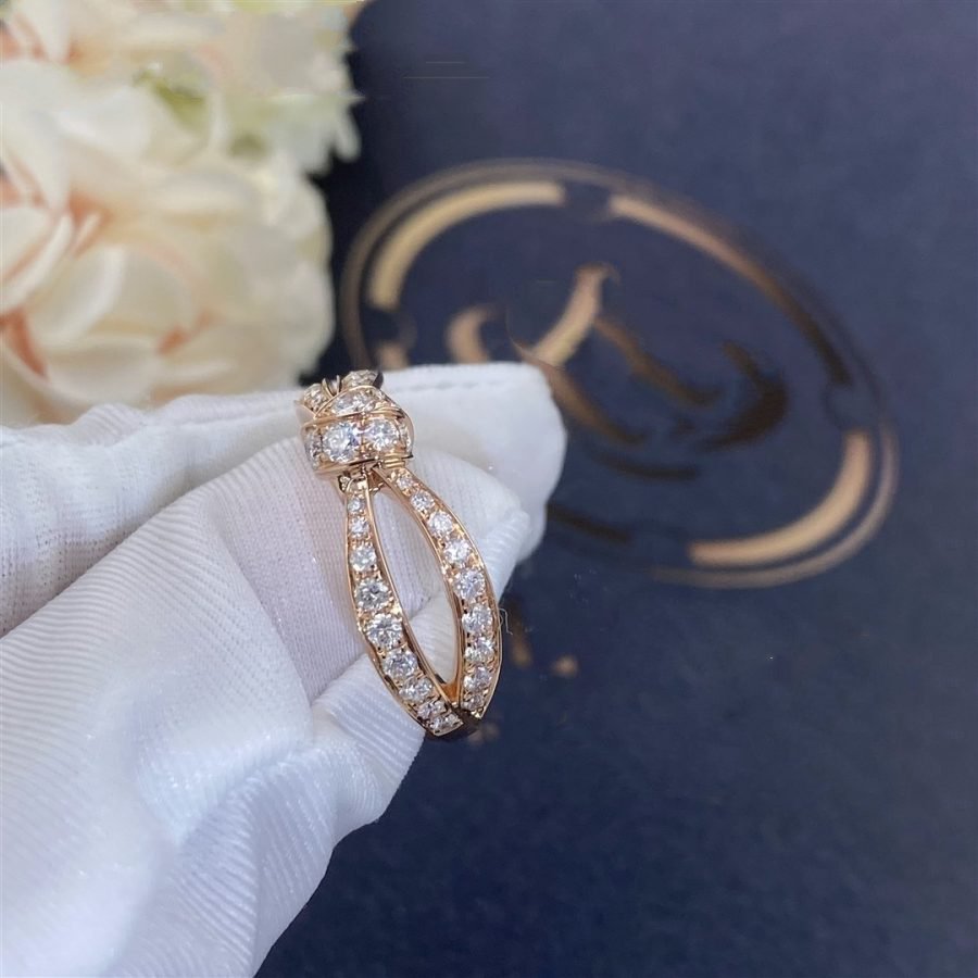 [Vicky]LIENS PINK GOLD DIAMOND RING